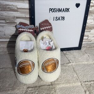MOODPOP Cozy Football Slippers Socks included